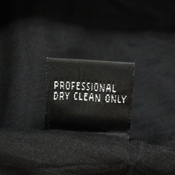 Carmen Marc Valvo Jacket Womens 4 Black Crop Fitted and Leather Belt Size Small - Picture 16 of 16